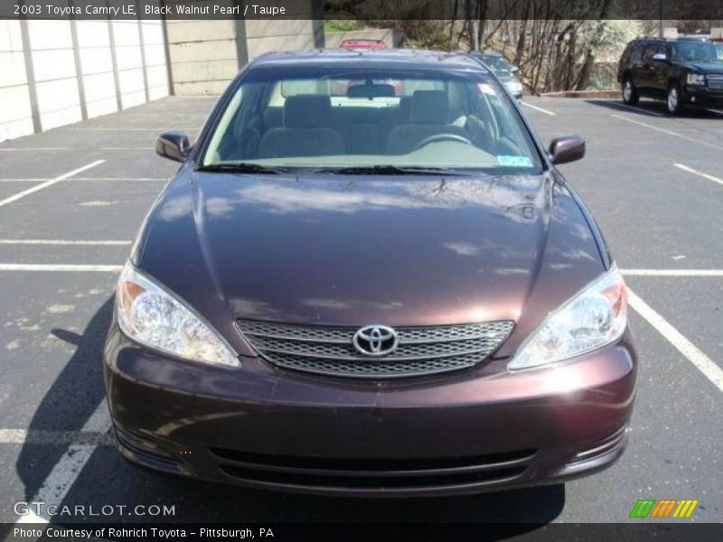 Black Walnut Pearl / Taupe 2003 Toyota Camry LE