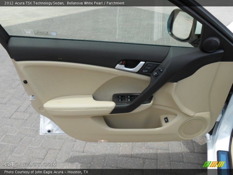 Bellanova White Pearl / Parchment 2012 Acura TSX Technology Sedan