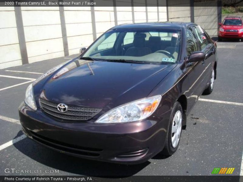 Black Walnut Pearl / Taupe 2003 Toyota Camry LE