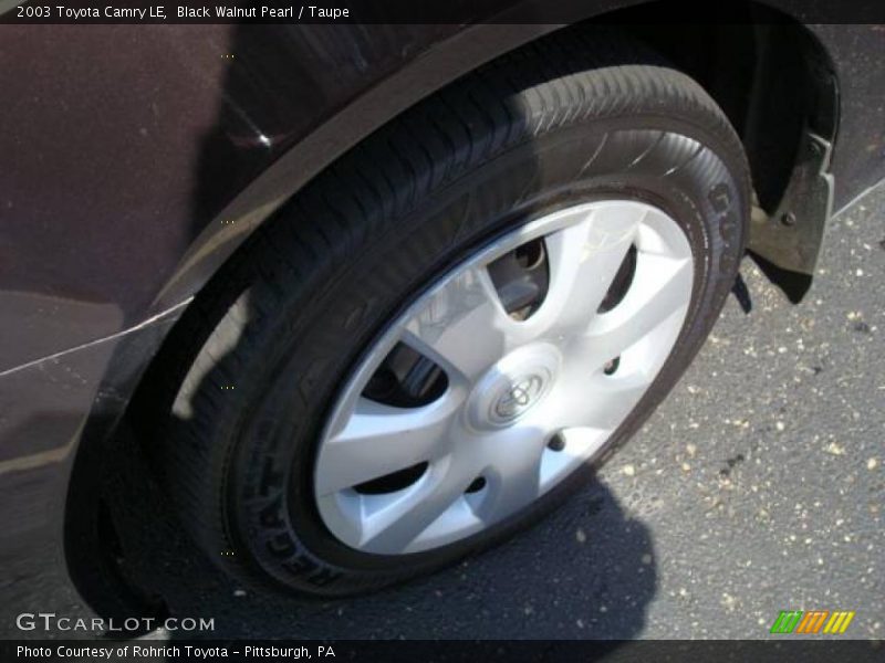 Black Walnut Pearl / Taupe 2003 Toyota Camry LE