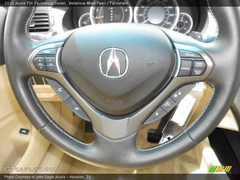 Bellanova White Pearl / Parchment 2012 Acura TSX Technology Sedan