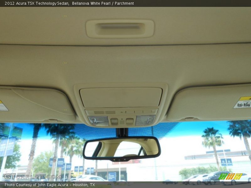 Bellanova White Pearl / Parchment 2012 Acura TSX Technology Sedan