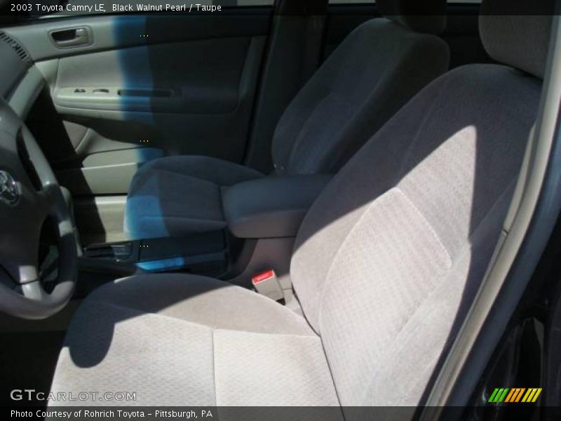 Black Walnut Pearl / Taupe 2003 Toyota Camry LE