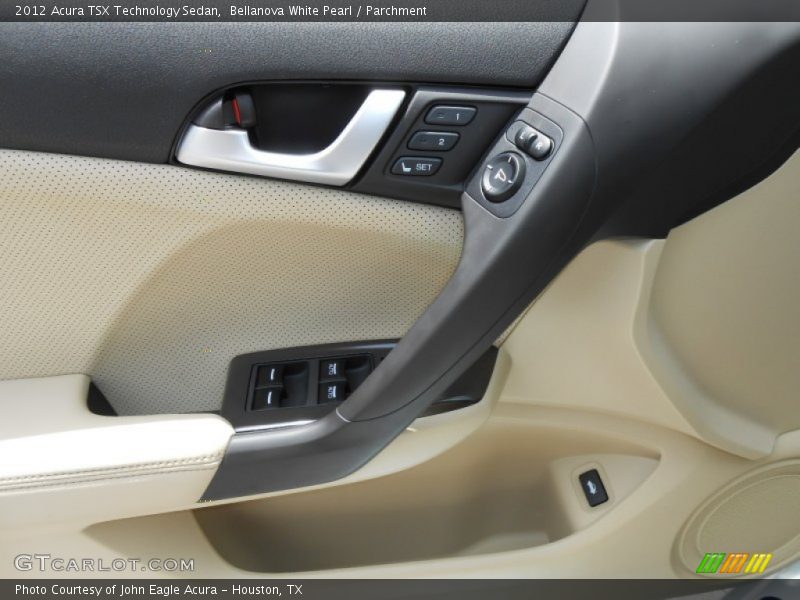 Bellanova White Pearl / Parchment 2012 Acura TSX Technology Sedan