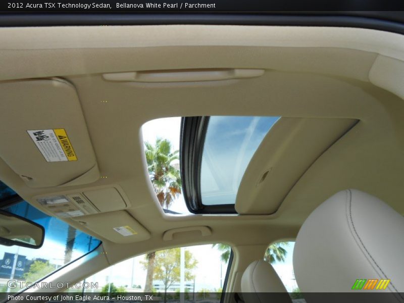 Bellanova White Pearl / Parchment 2012 Acura TSX Technology Sedan
