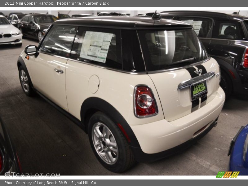Pepper White / Carbon Black 2012 Mini Cooper Hardtop