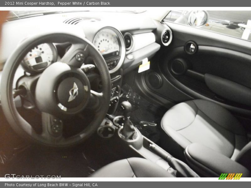 Pepper White / Carbon Black 2012 Mini Cooper Hardtop