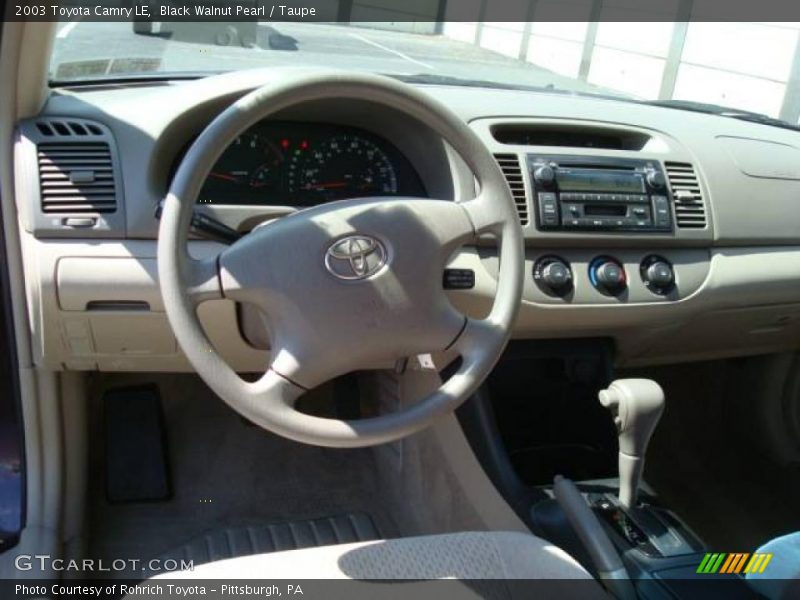Black Walnut Pearl / Taupe 2003 Toyota Camry LE