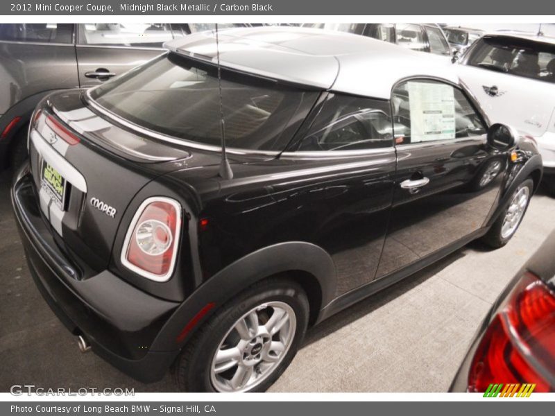 Midnight Black Metallic / Carbon Black 2012 Mini Cooper Coupe