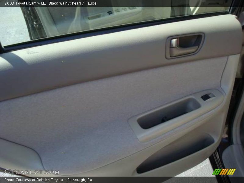 Black Walnut Pearl / Taupe 2003 Toyota Camry LE