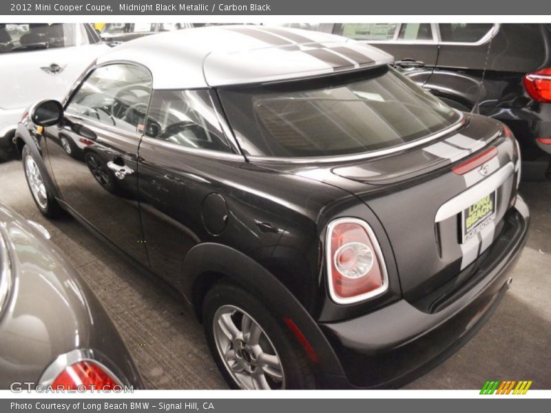 Midnight Black Metallic / Carbon Black 2012 Mini Cooper Coupe