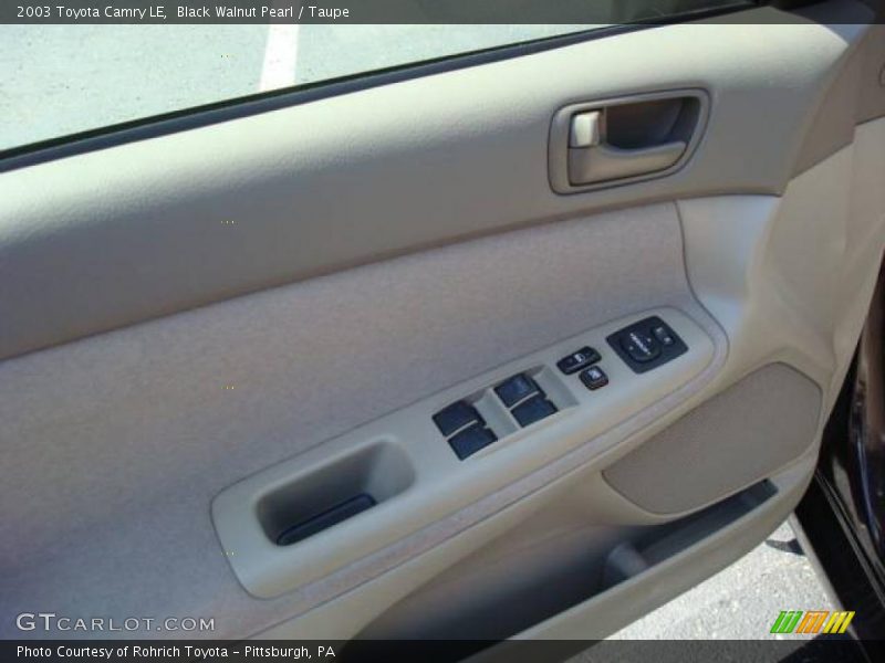 Black Walnut Pearl / Taupe 2003 Toyota Camry LE