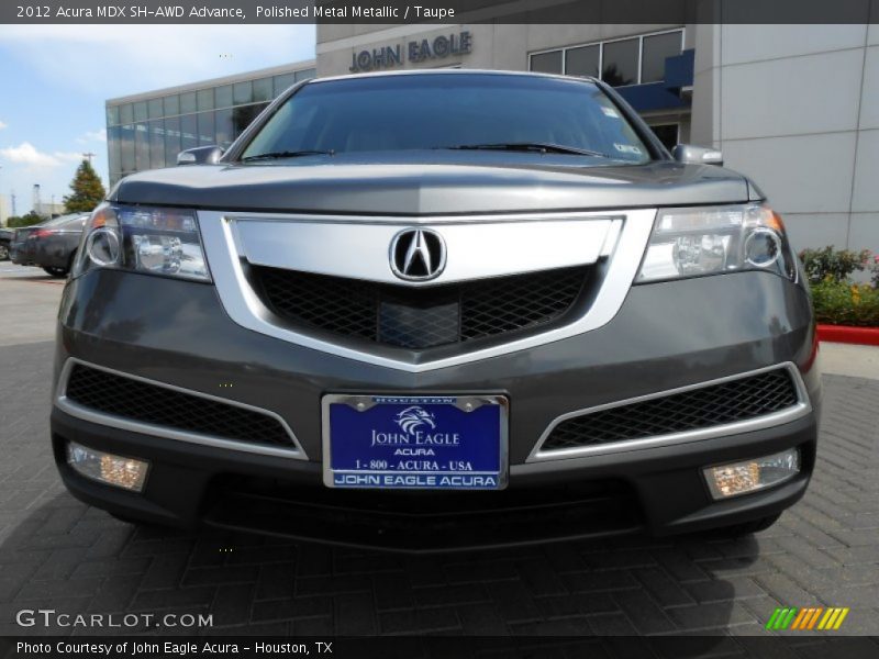 Polished Metal Metallic / Taupe 2012 Acura MDX SH-AWD Advance