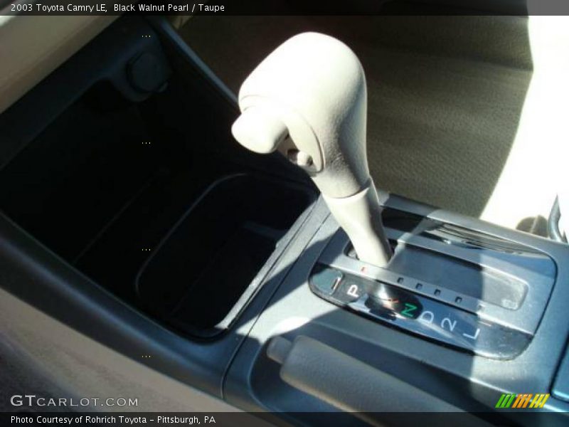 Black Walnut Pearl / Taupe 2003 Toyota Camry LE