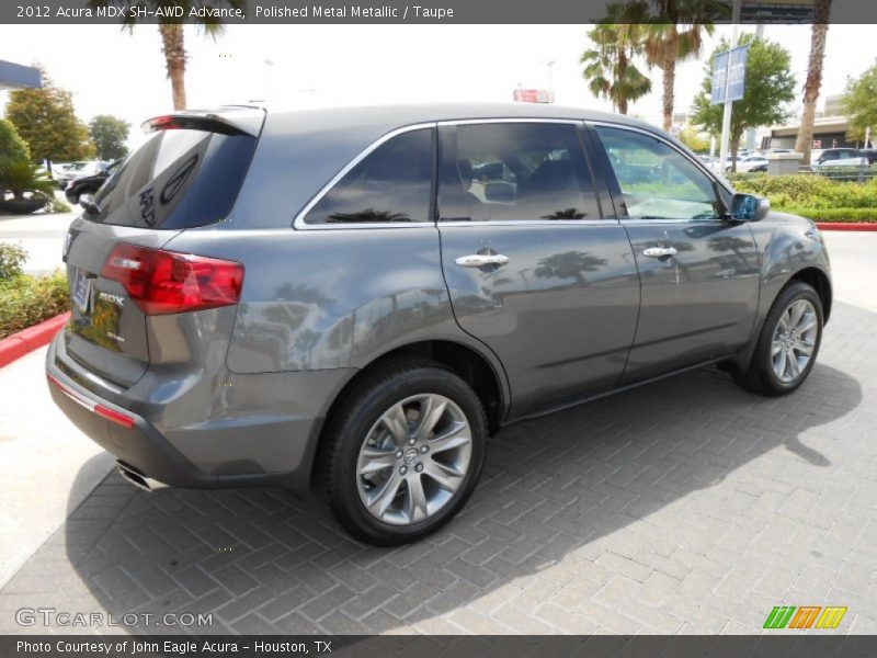 Polished Metal Metallic / Taupe 2012 Acura MDX SH-AWD Advance