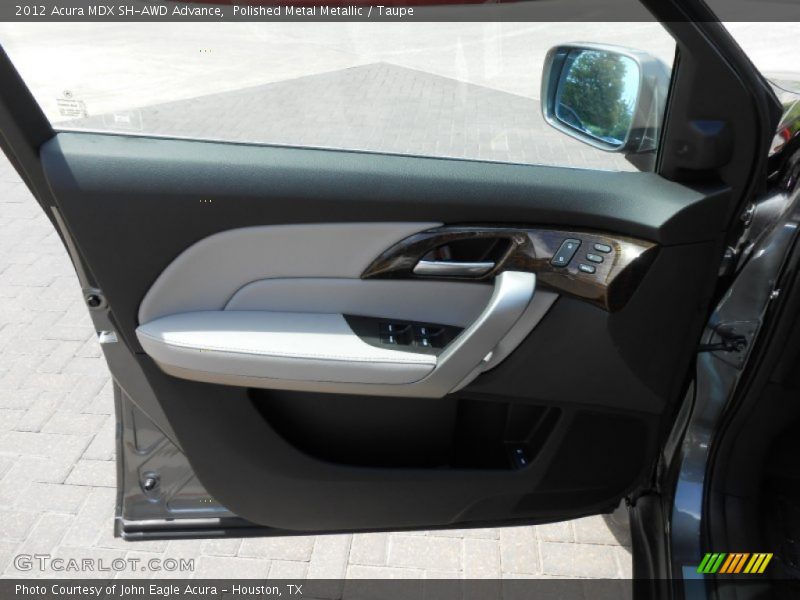 Polished Metal Metallic / Taupe 2012 Acura MDX SH-AWD Advance