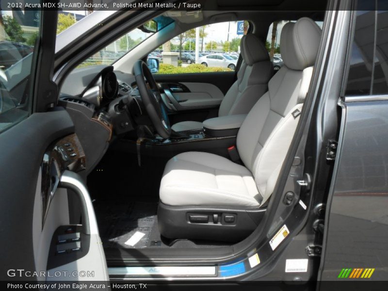 Polished Metal Metallic / Taupe 2012 Acura MDX SH-AWD Advance