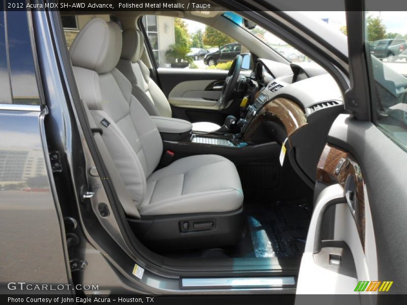 Polished Metal Metallic / Taupe 2012 Acura MDX SH-AWD Advance