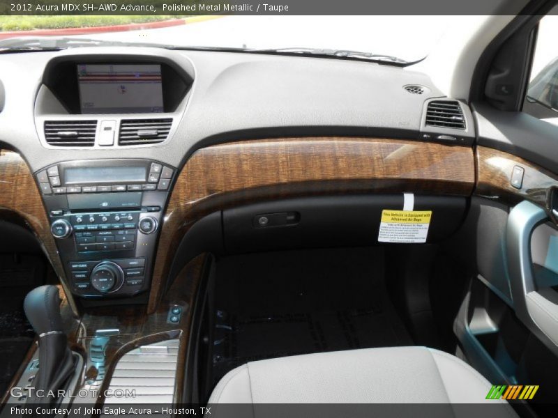 Polished Metal Metallic / Taupe 2012 Acura MDX SH-AWD Advance