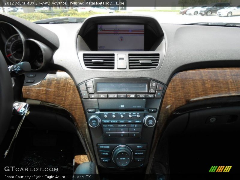 Polished Metal Metallic / Taupe 2012 Acura MDX SH-AWD Advance