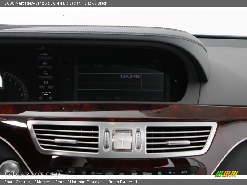 Black / Black 2008 Mercedes-Benz S 550 4Matic Sedan
