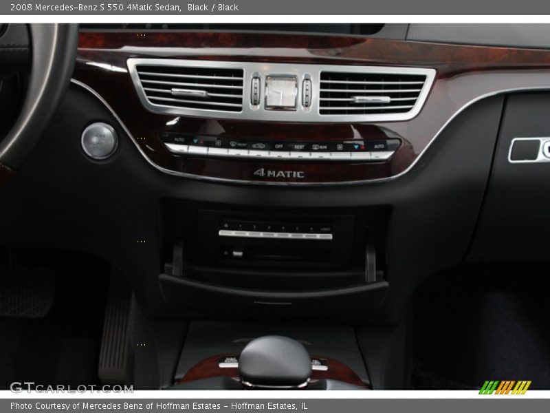 Black / Black 2008 Mercedes-Benz S 550 4Matic Sedan