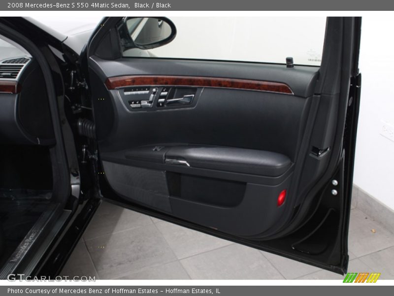 Black / Black 2008 Mercedes-Benz S 550 4Matic Sedan