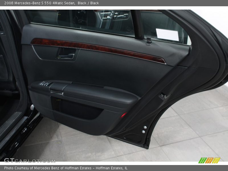 Black / Black 2008 Mercedes-Benz S 550 4Matic Sedan