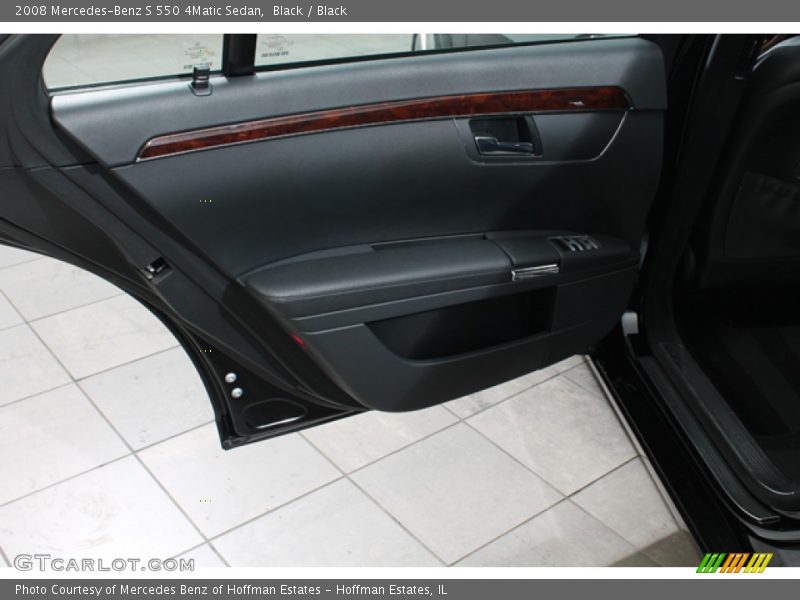 Black / Black 2008 Mercedes-Benz S 550 4Matic Sedan