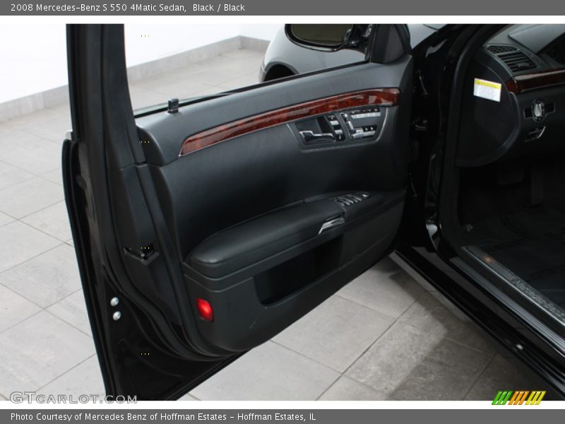 Black / Black 2008 Mercedes-Benz S 550 4Matic Sedan