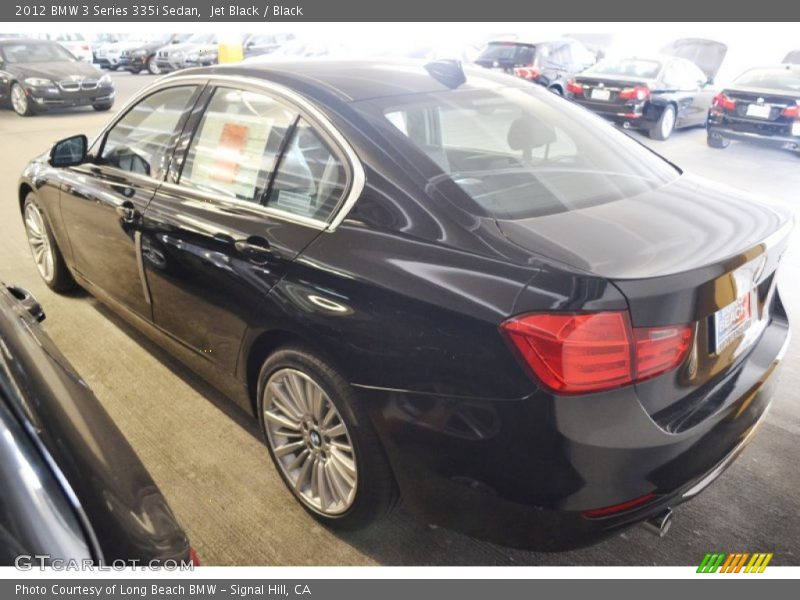 Jet Black / Black 2012 BMW 3 Series 335i Sedan
