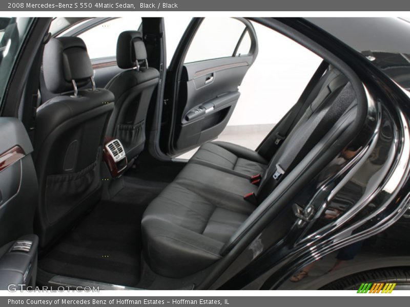 Black / Black 2008 Mercedes-Benz S 550 4Matic Sedan