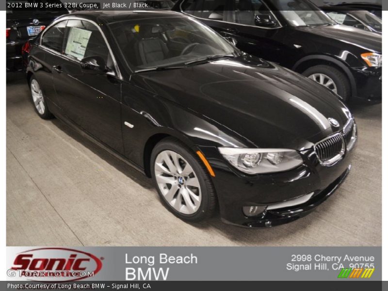 Jet Black / Black 2012 BMW 3 Series 328i Coupe
