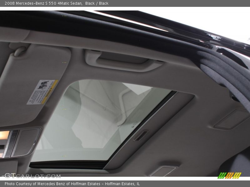 Black / Black 2008 Mercedes-Benz S 550 4Matic Sedan