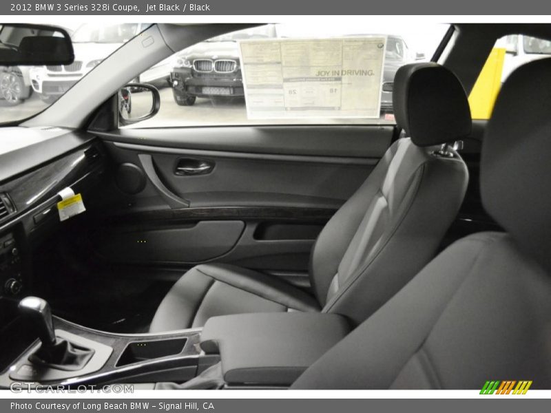 Jet Black / Black 2012 BMW 3 Series 328i Coupe
