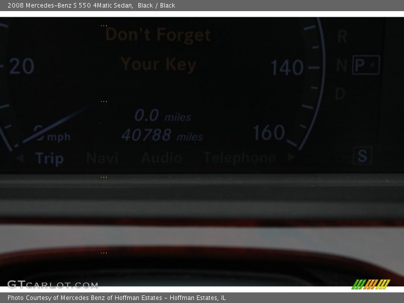 Black / Black 2008 Mercedes-Benz S 550 4Matic Sedan