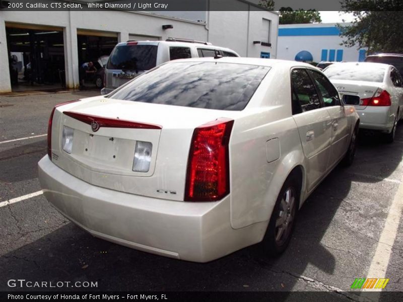 White Diamond / Light Gray 2005 Cadillac CTS Sedan