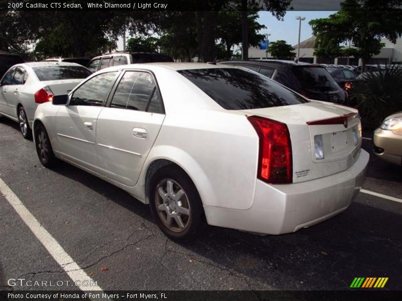 White Diamond / Light Gray 2005 Cadillac CTS Sedan