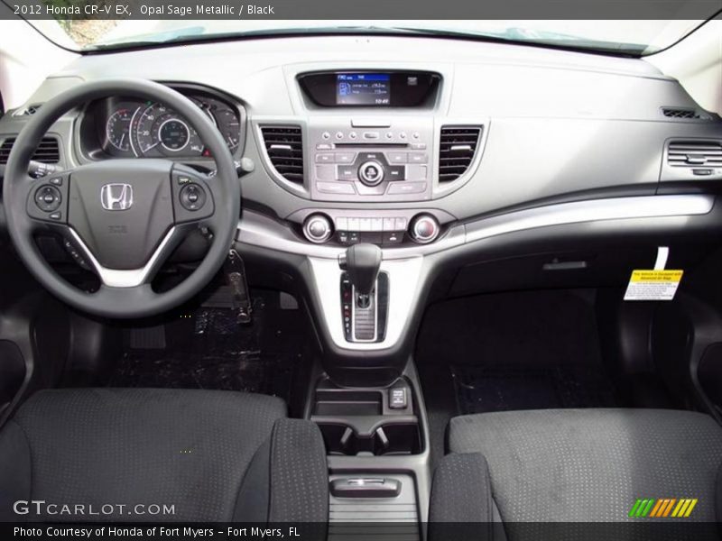 Opal Sage Metallic / Black 2012 Honda CR-V EX