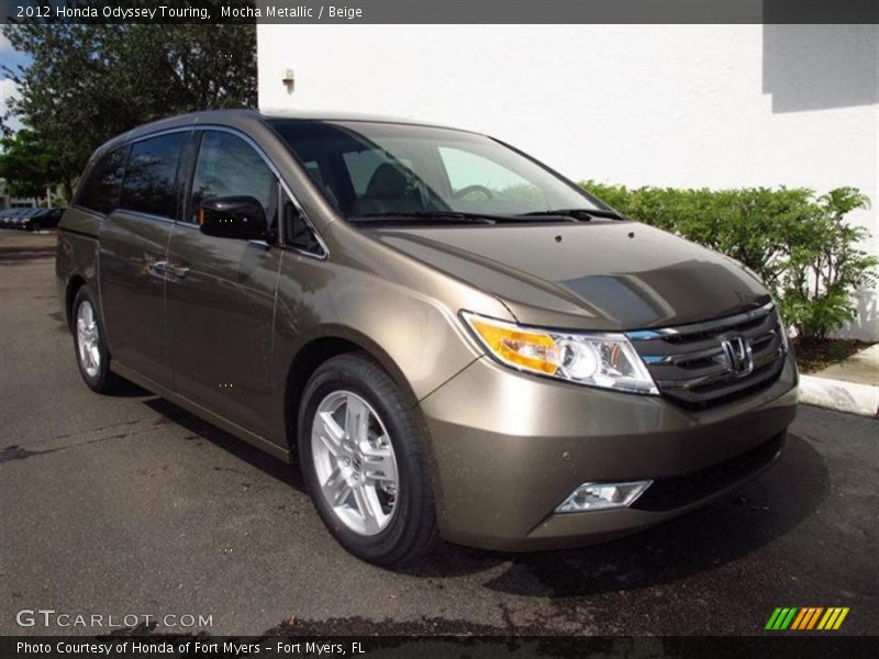 Mocha Metallic / Beige 2012 Honda Odyssey Touring