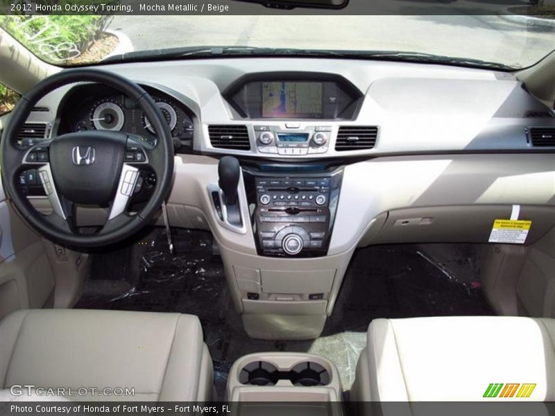 Mocha Metallic / Beige 2012 Honda Odyssey Touring