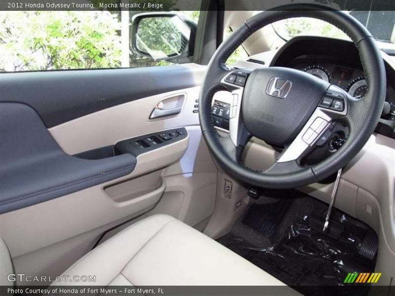 Mocha Metallic / Beige 2012 Honda Odyssey Touring