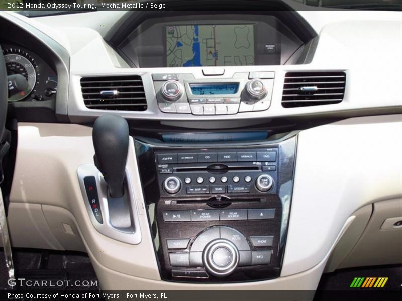 Mocha Metallic / Beige 2012 Honda Odyssey Touring
