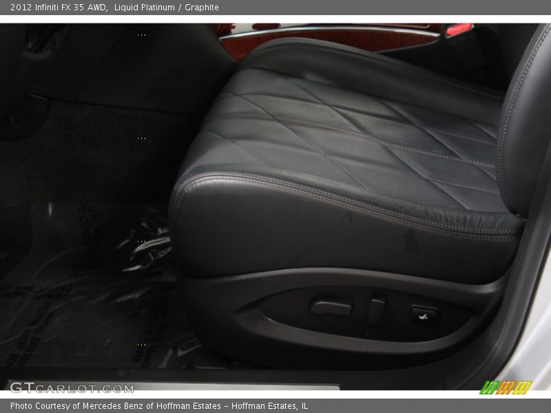 Liquid Platinum / Graphite 2012 Infiniti FX 35 AWD