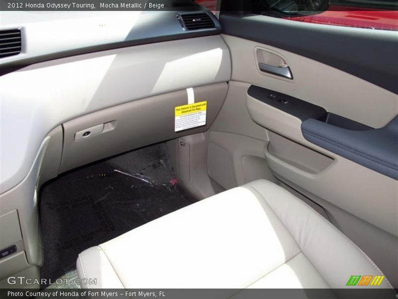 Mocha Metallic / Beige 2012 Honda Odyssey Touring