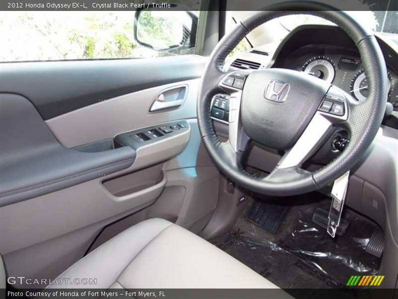 Crystal Black Pearl / Truffle 2012 Honda Odyssey EX-L