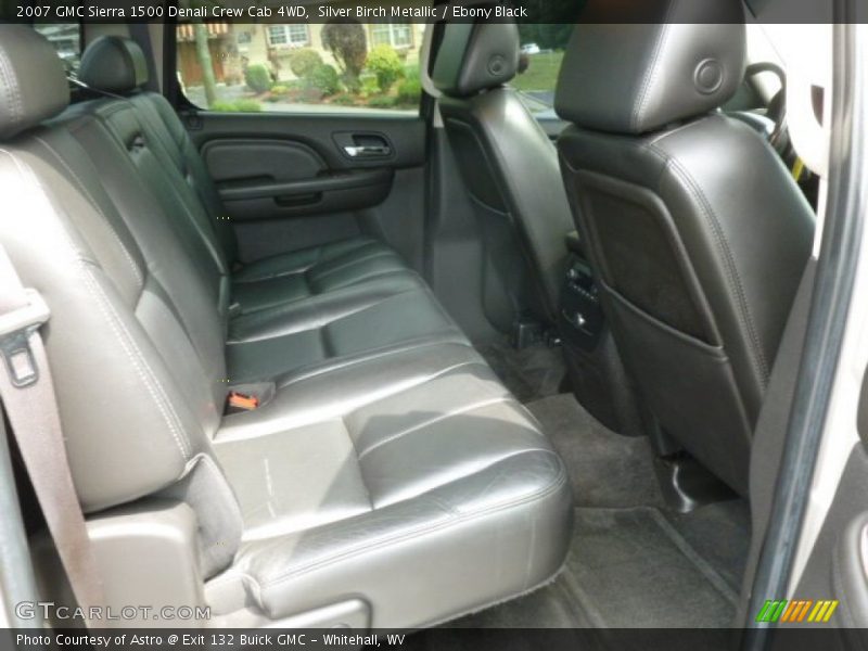 Silver Birch Metallic / Ebony Black 2007 GMC Sierra 1500 Denali Crew Cab 4WD