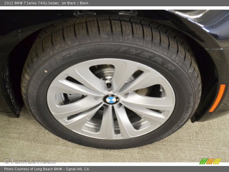 Jet Black / Black 2012 BMW 7 Series 740Li Sedan