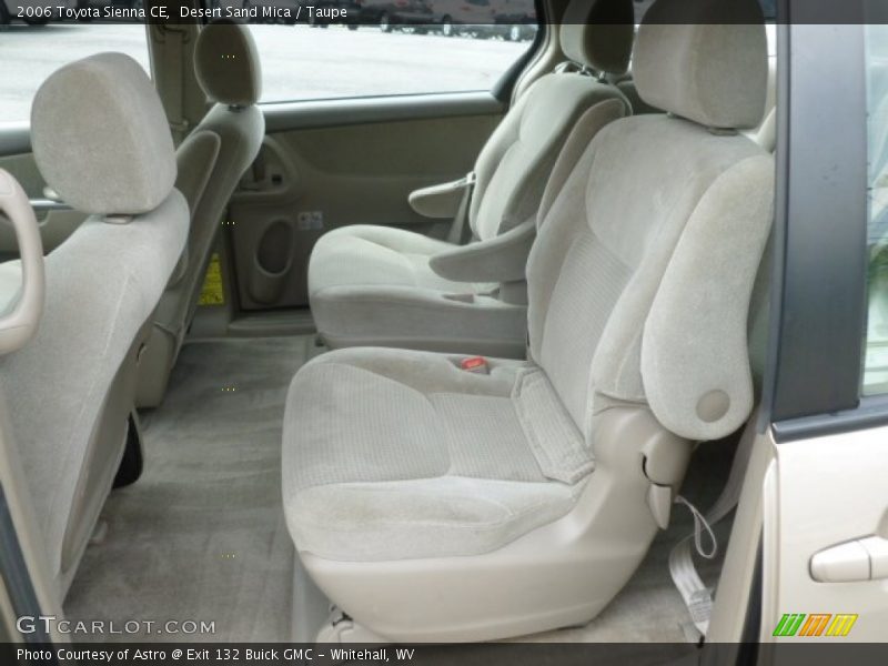 Rear Seat of 2006 Sienna CE