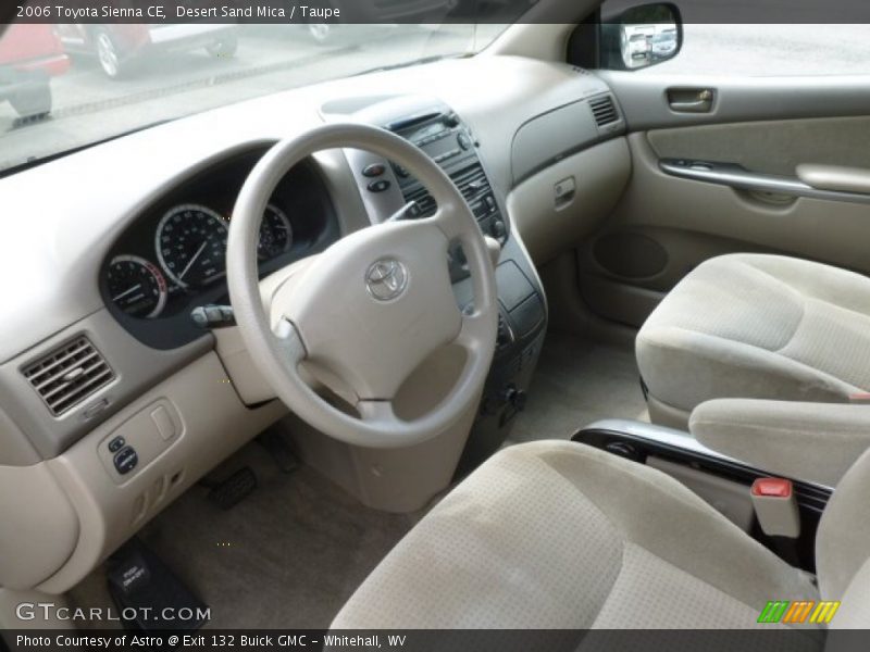 Taupe Interior - 2006 Sienna CE 